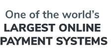 One of the world's largest online payment systems
