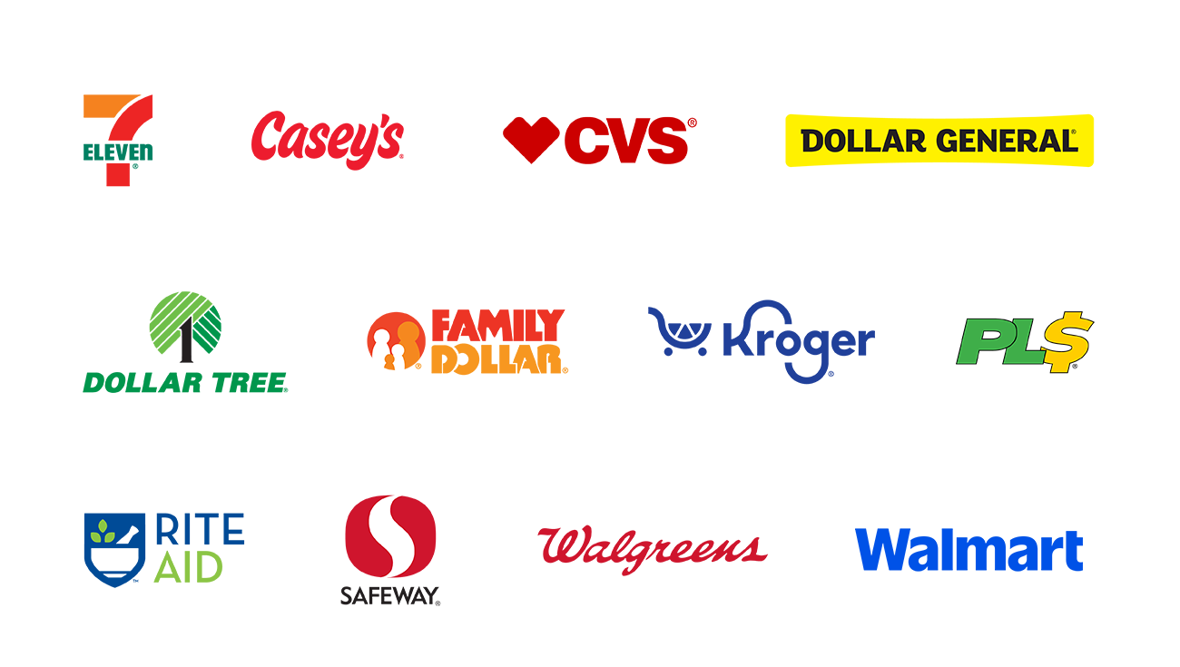 Retailer logos
