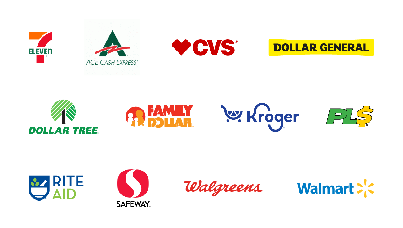 Retailer logos