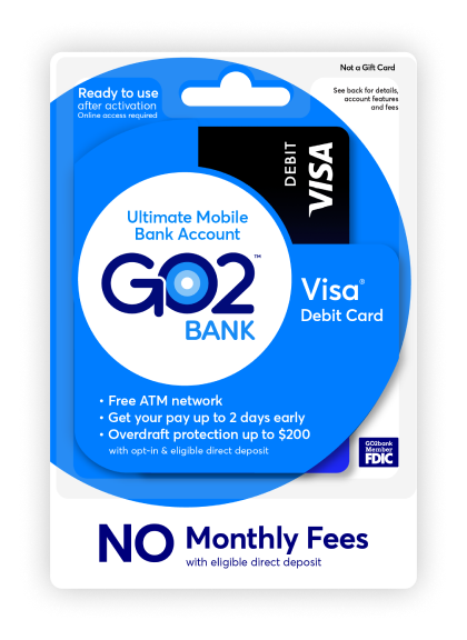 Go2bank visa debit card