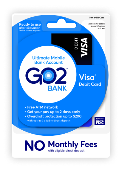 Go2bank visa debit card